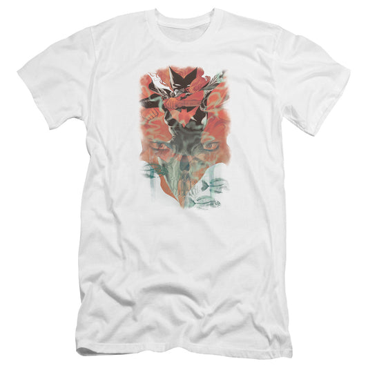 Batman Batwoman #1 Premium Bella Canvas Slim Fit Mens T Shirt White