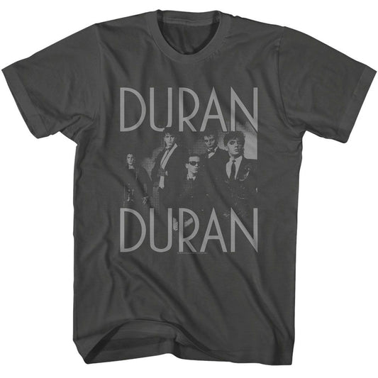Duran Duran - 7 And Trt Photo Monotone - American Classics - Solid Gray Adult Short Sleeve T-Shirt