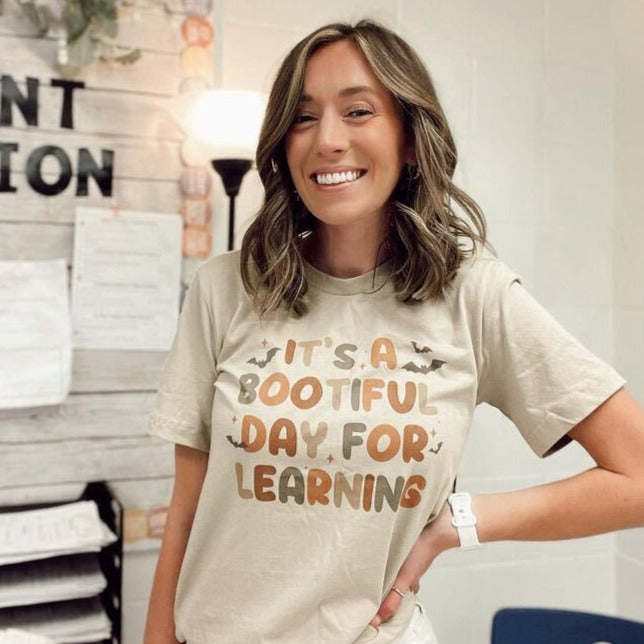 It's A Bootiful Day For Learning - clothing by TeeHivey.com (Image 1)