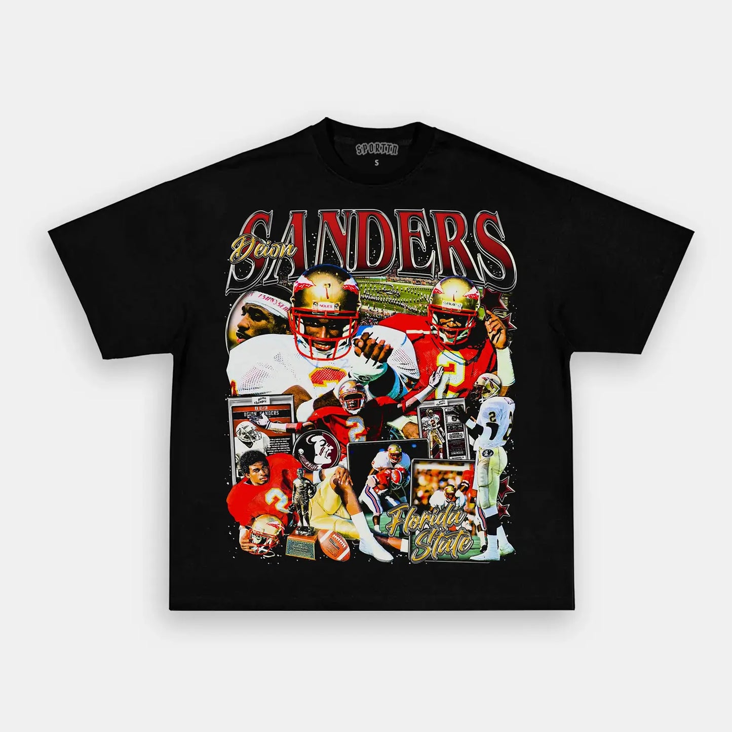 DEION SANDERS - FSU TEE Style002