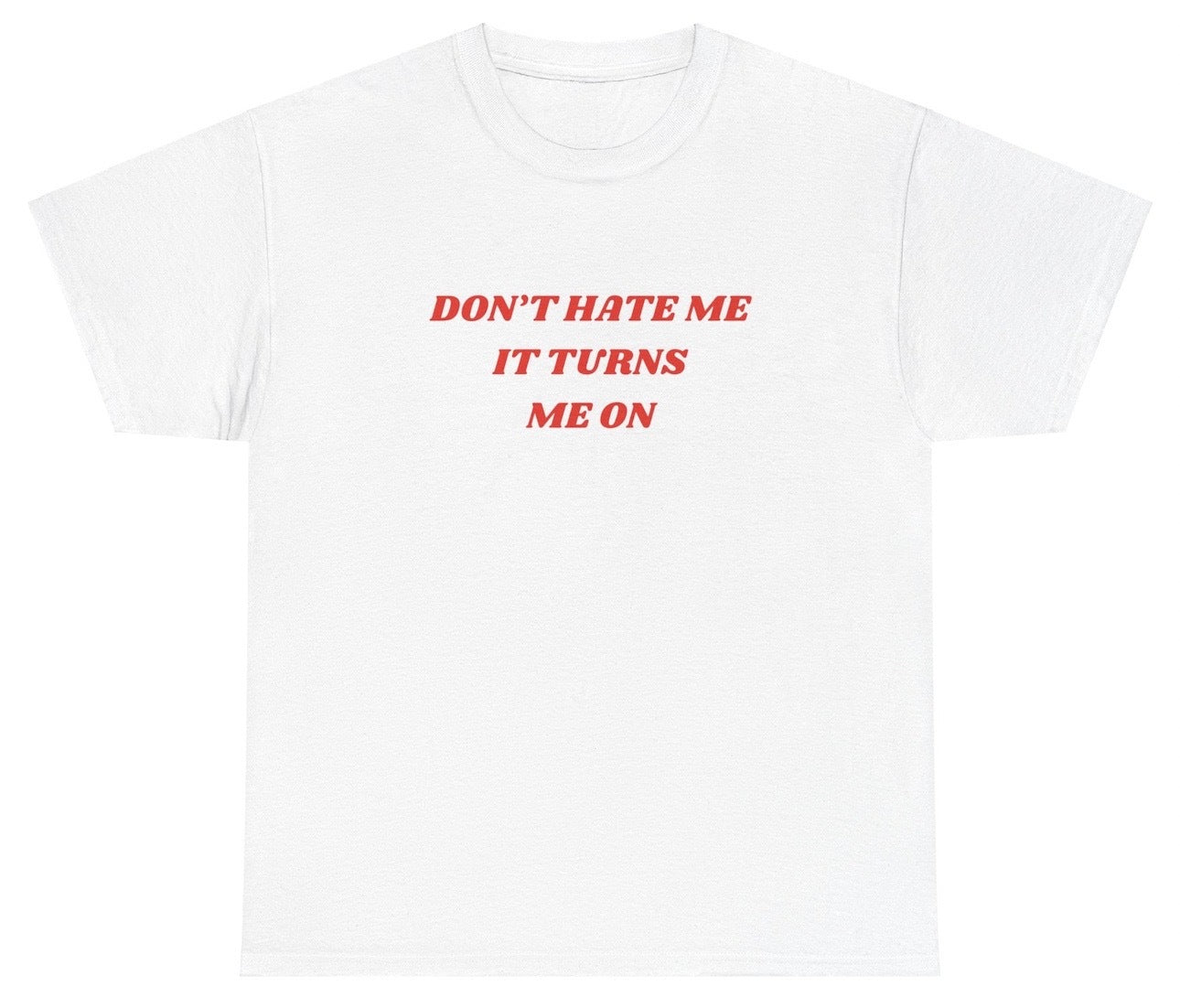 AAA Don't Hate Me It Turns Me On T Shirt