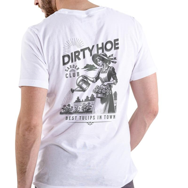 DIRTY HOE GARDEN CLUB T Shirt Unisex Cotton Graphic T Shirt
