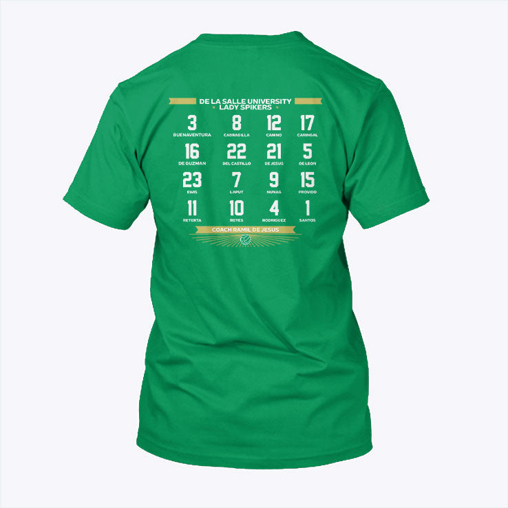 DLSU Lady Spikers Champions 16-0 Perfect Season T Shirt