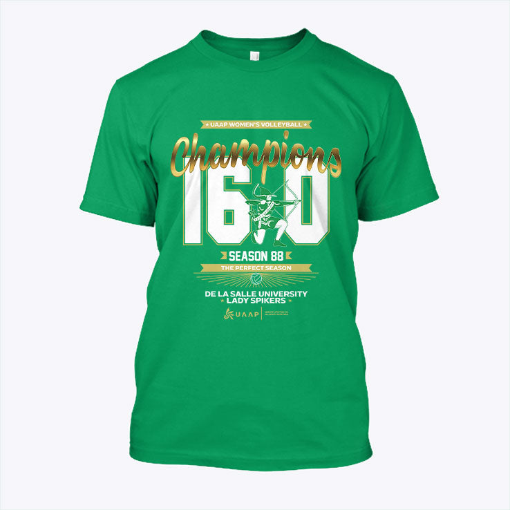 DLSU Lady Spikers Champions 16-0 Perfect Season T Shirt