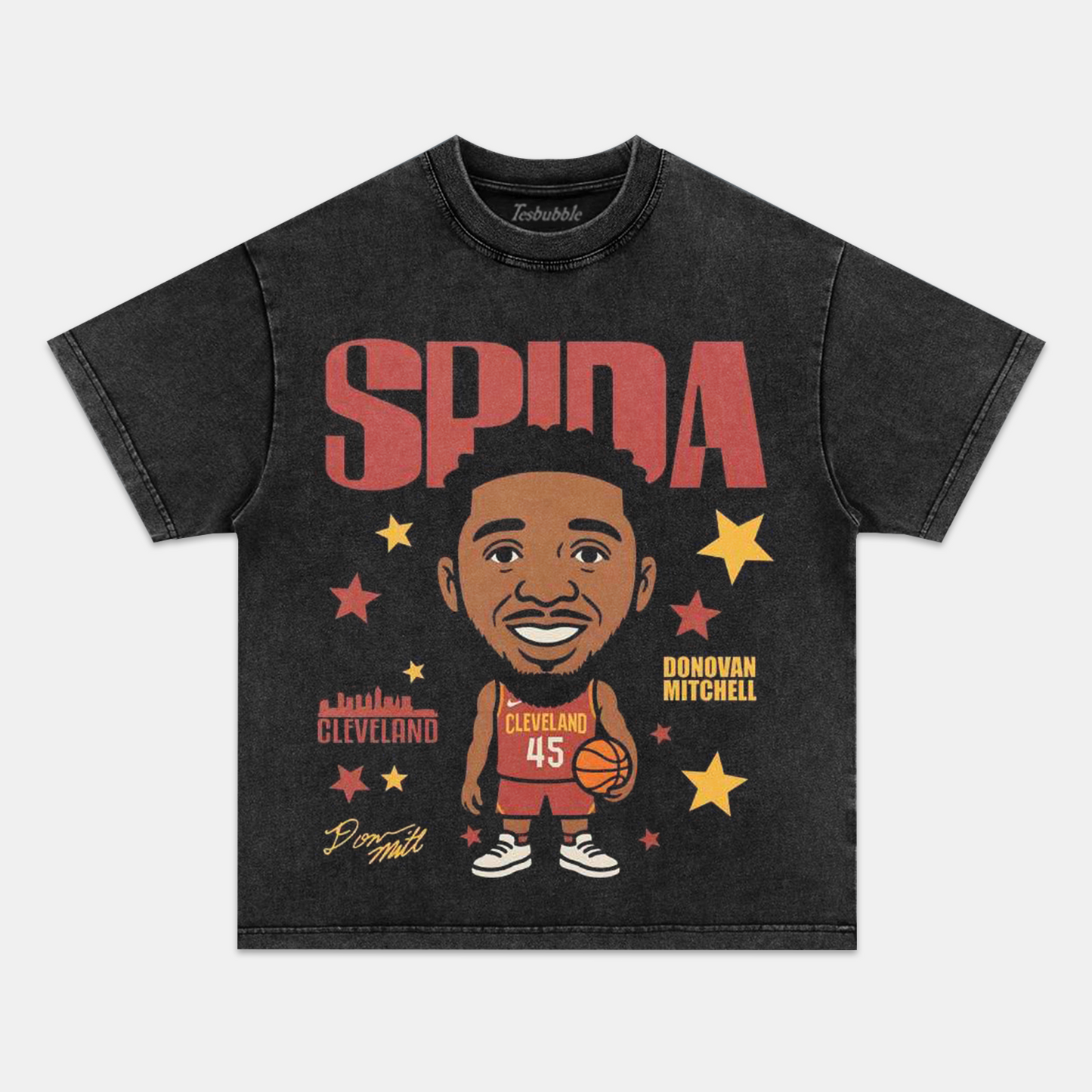 DONOVAN MITCHELL CARTOON TEE