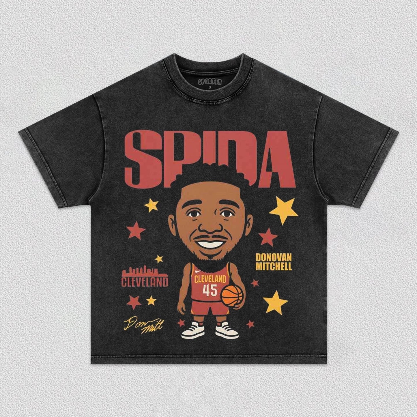 DONOVAN MITCHELL CARTOON TEE Style001