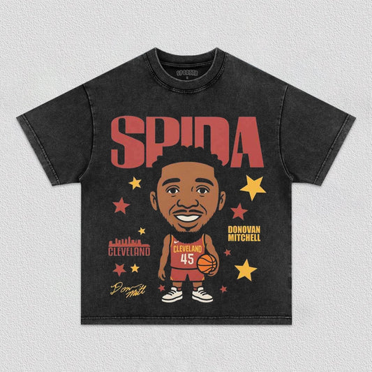 DONOVAN MITCHELL CARTOON TEE Style001