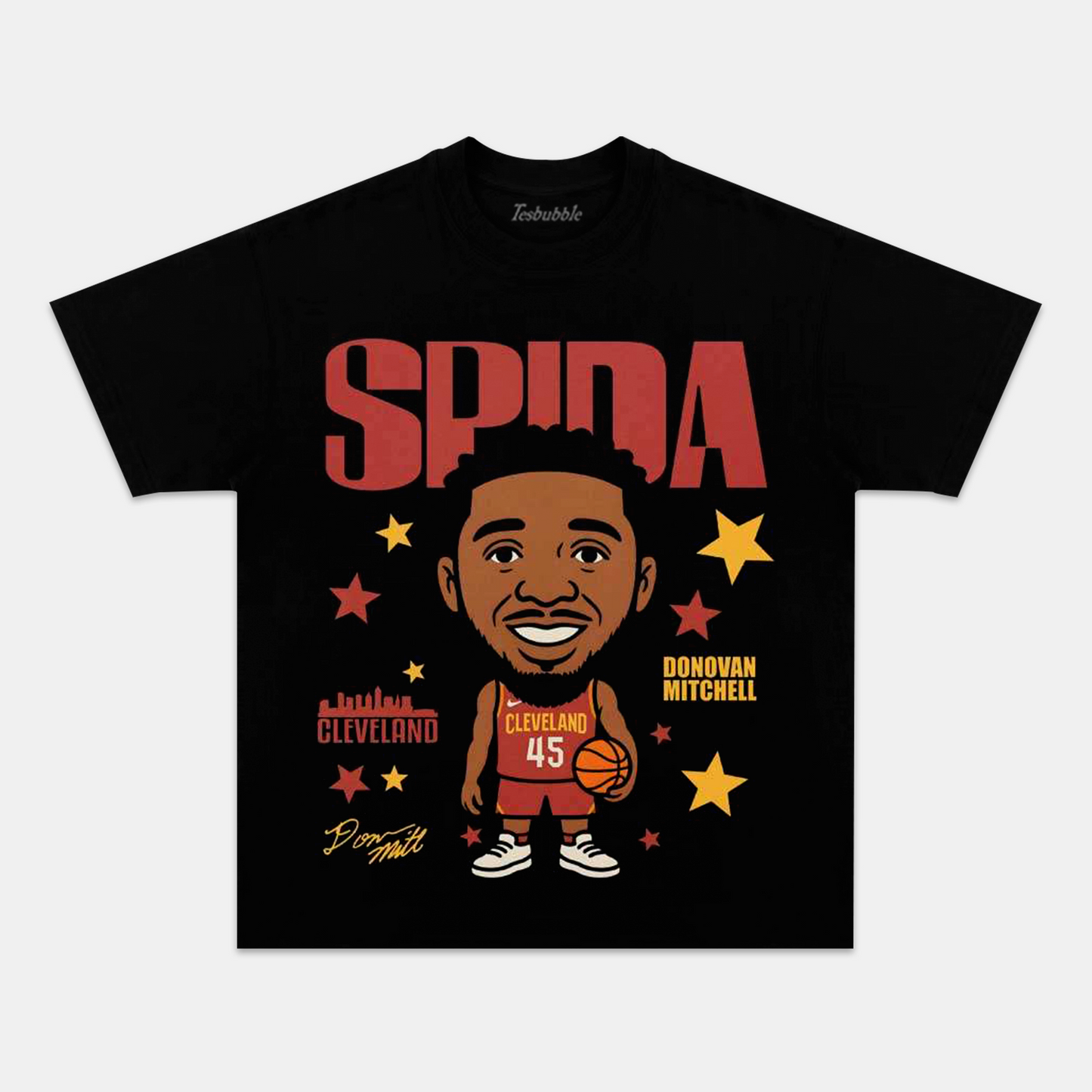 DONOVAN MITCHELL CARTOON TEE