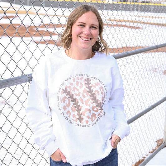 Take Me Out To The Ball Game (Leopard Baseball) - clothing by TeeHivey.com (Image 1)