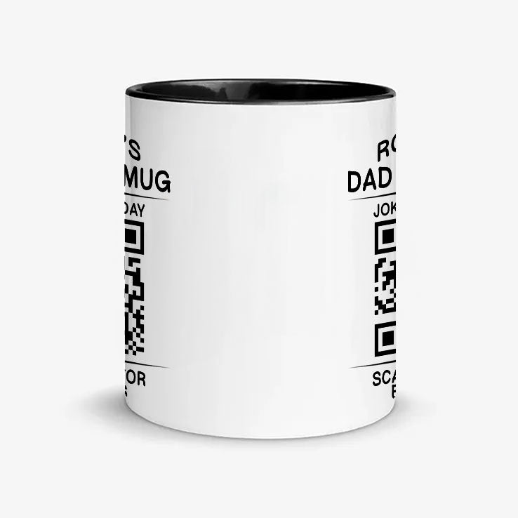 Dad Joke QR Code Interactive Dad Jokes Mug