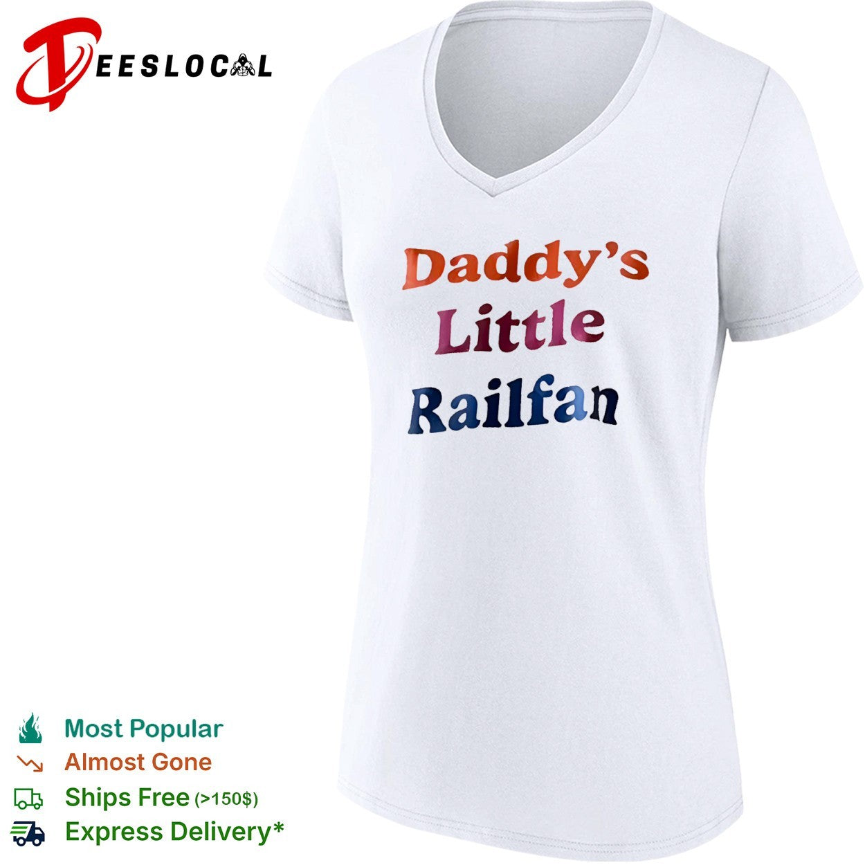 Daddy’s Little Railfan shirt