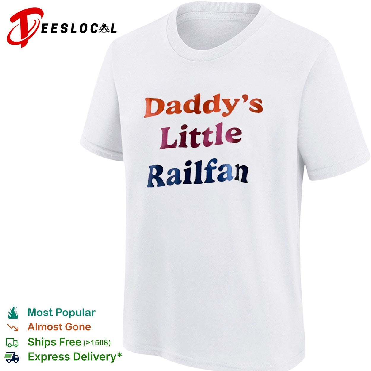 Daddy’s Little Railfan shirt