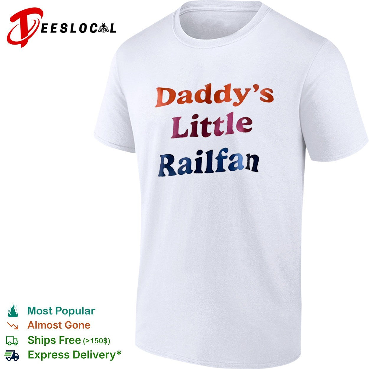 Daddy’s Little Railfan shirt