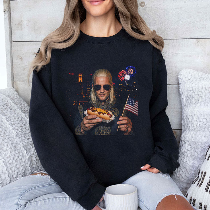 Daemon Targaryen Hotdog House Of the Dragon 4th Of July T Shirt