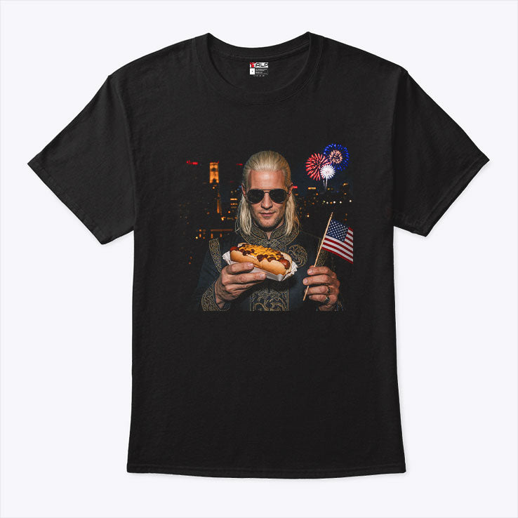 Daemon Targaryen Hotdog House Of the Dragon 4th Of July T Shirt