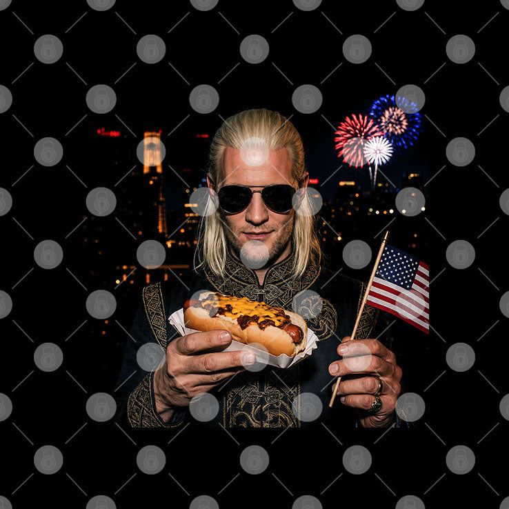 Daemon Targaryen Hotdog House Of the Dragon 4th Of July T Shirt