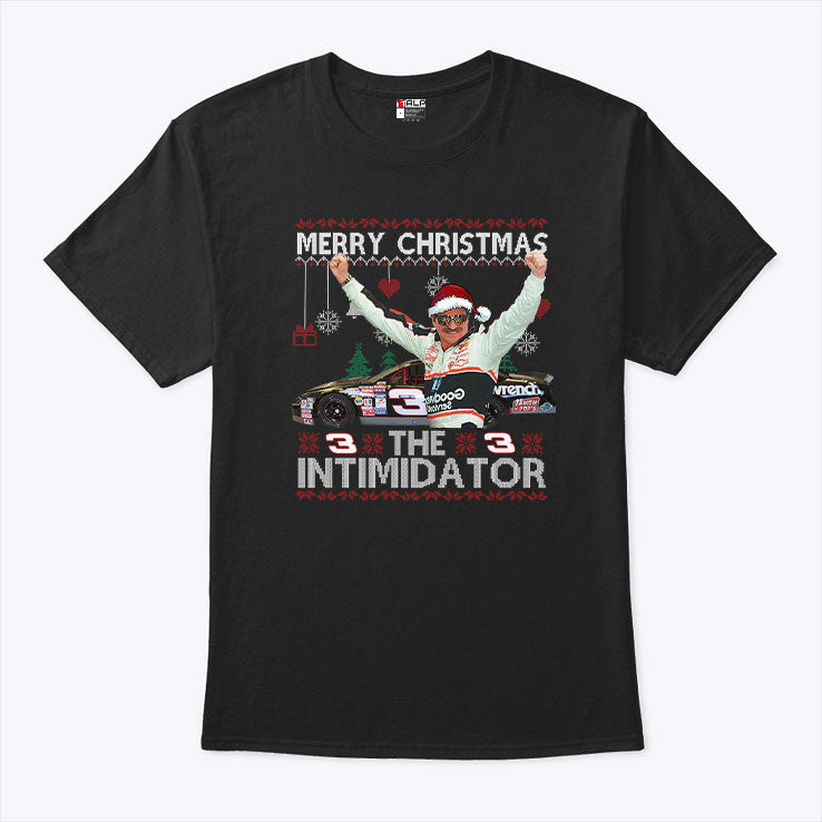 Dale Earnhardt Merry Christmas The Intimidator T Shirt