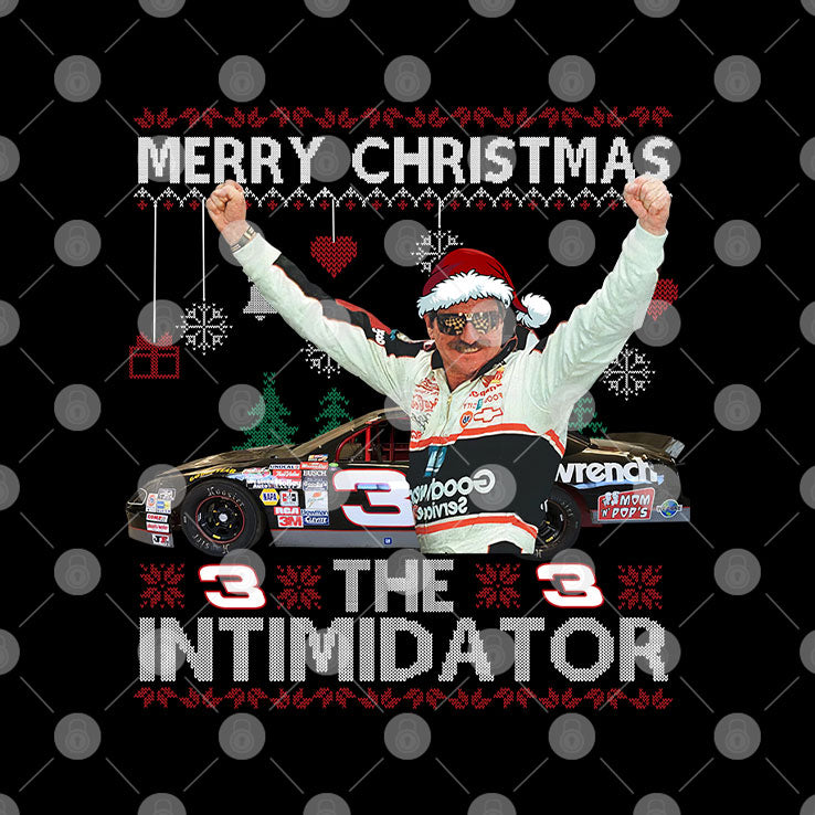 Dale Earnhardt Merry Christmas The Intimidator T Shirt