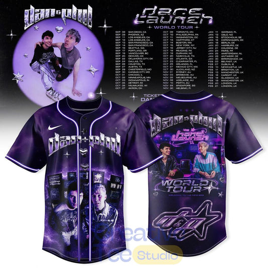 Dan & Phil Hard Launch Tour Baseball Jersey