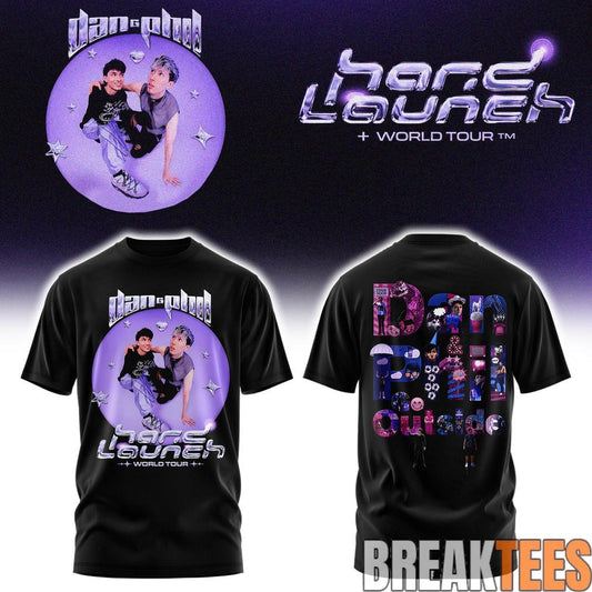 Dan and Phil Announce Hard Launch World Tour Edition Tee