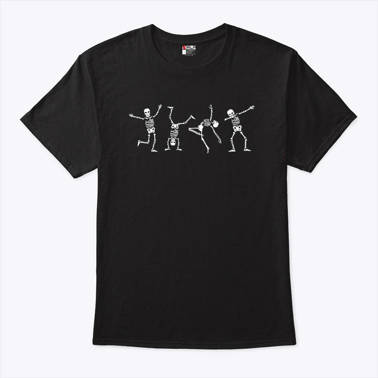 Dancing Skeleton Fuck Trump Halloween T Shirt