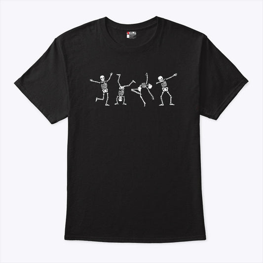 Dancing Skeleton Fuck Trump Halloween T Shirt