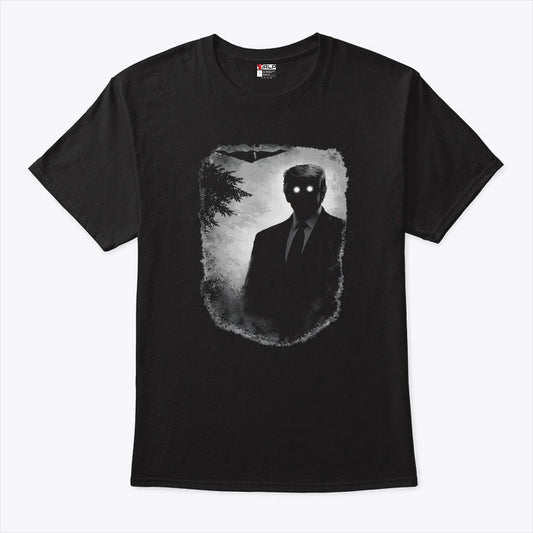 Dark Shadow Figure Mysterious Silhouette Trump Shirt