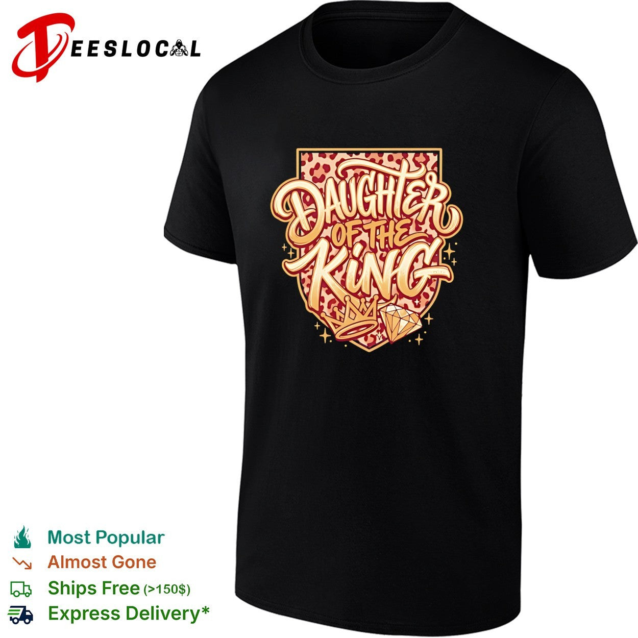 Daughther of the king diamond graphic shirt
