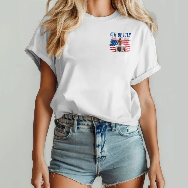 David Wooderson You Gotta Keep Livin Man Red White And Livin 4th Of July T Shirt