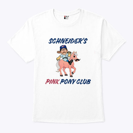 Davis Schneider’s Pink Pony Club T Shirt