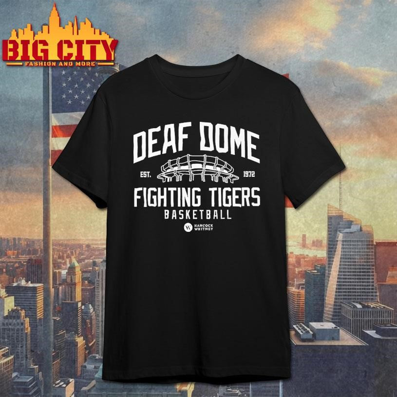 Deaf dome fighting tigers basketball shirt