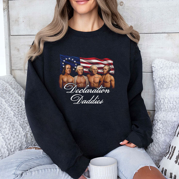 Declaration Daddies 4th Of July Founding Fathers America 250 T Shirt