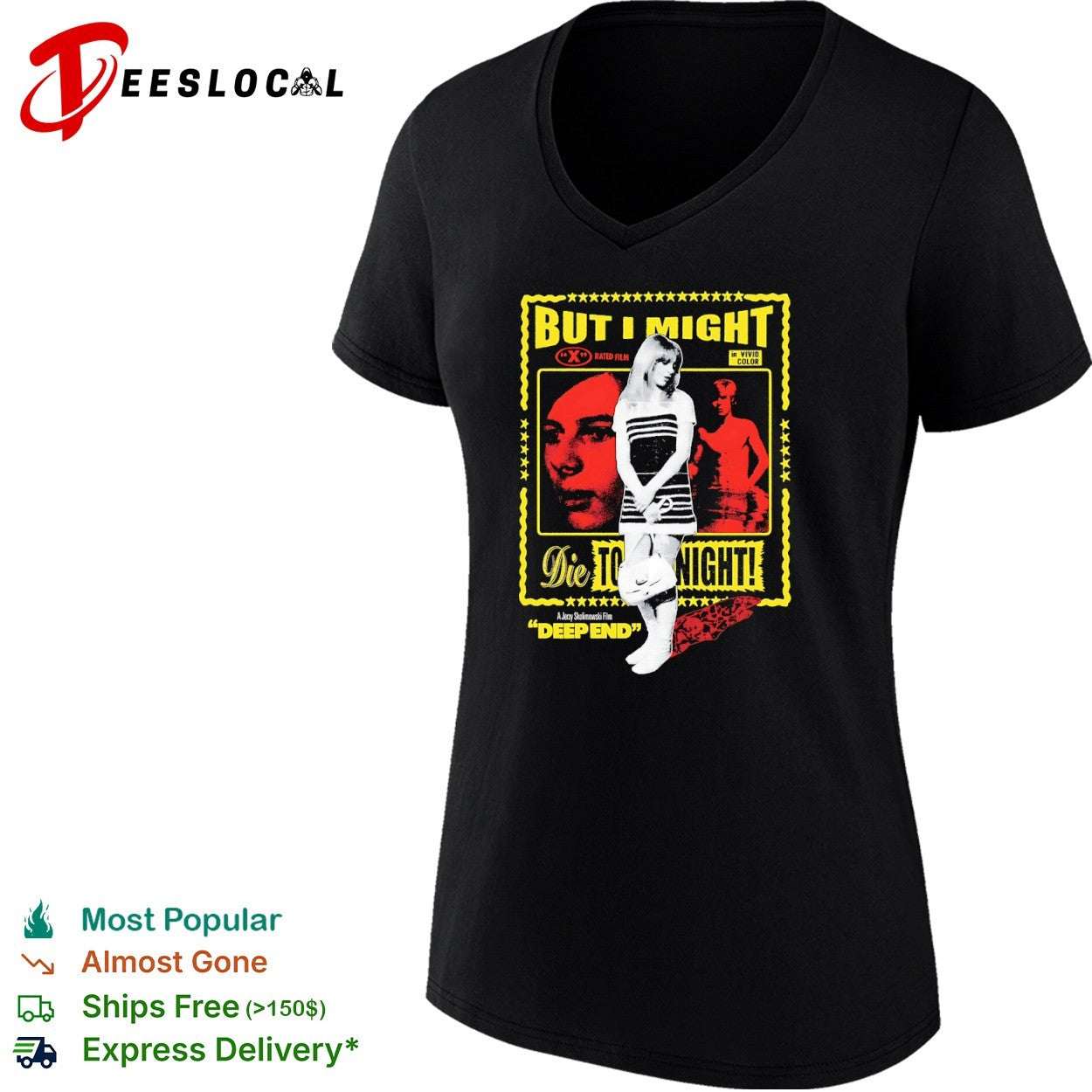 Deep End Jane Asher John Moulder Brown But I Might Die Tonight Jerzy Skolimowski shirt
