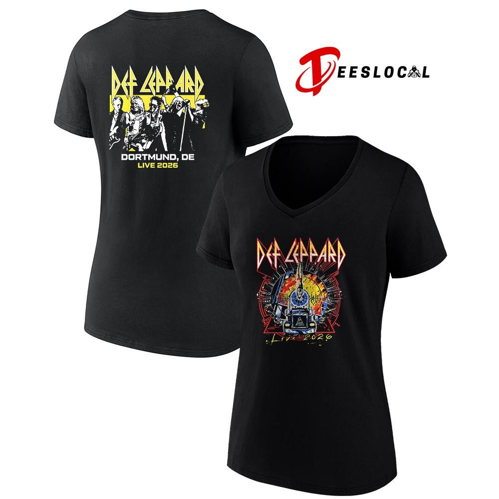 Def Leppard tour UK and EU Dortmund Germany event shirt