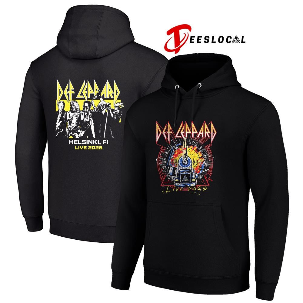 Def Leppard tour UK and EU Helsinki Finland event shirt