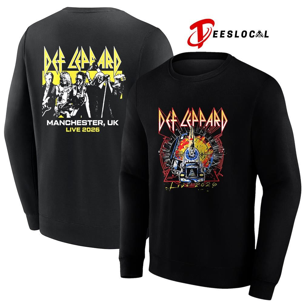 Def Leppard tour UK and EU Manchester UK event shirt