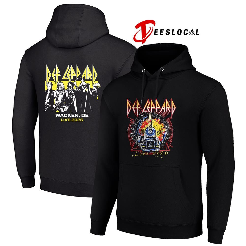 Def Leppard tour UK and EU Wacken Germany event shirt