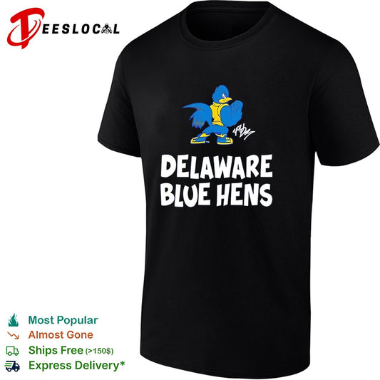 Delaware Blue Hens YoUDee mascot shirt