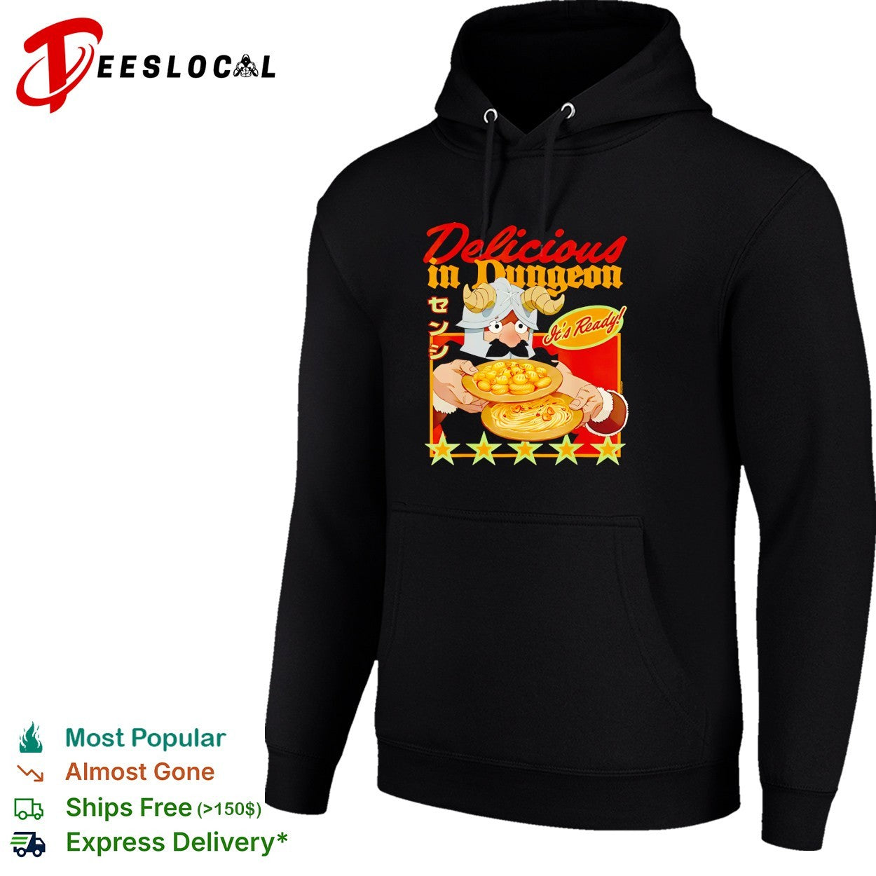 Delicious in Dungeon dwarf chef presenting dish anime fantasy art shirt