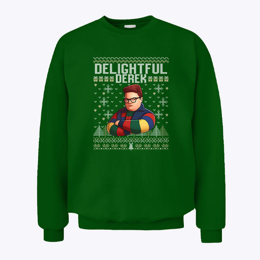 Delightful Derek Christmas Sweatshirt