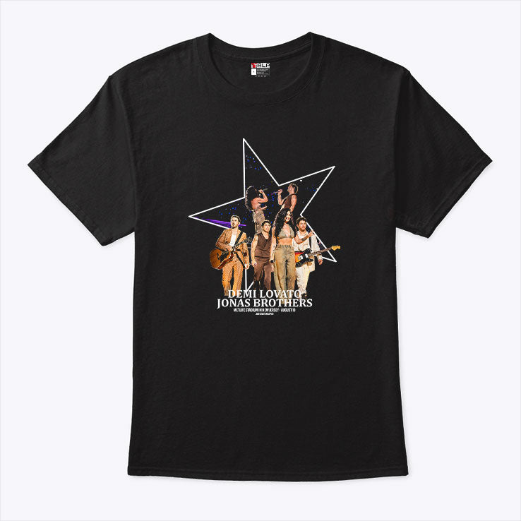 Demi Lovato Jonas Brothers MetLife Stadium In New Jersey August 10 Shirt
