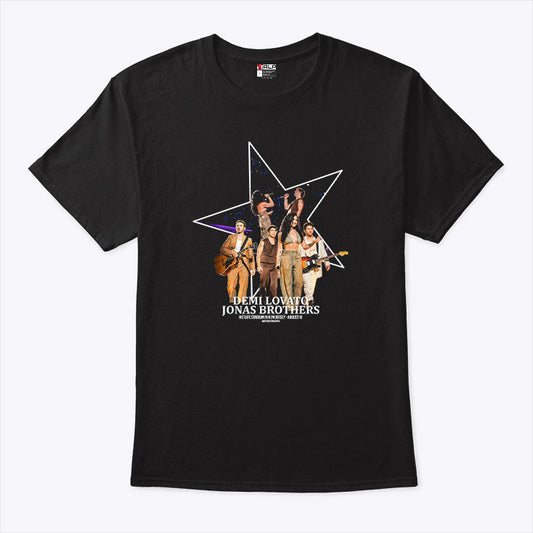 Demi Lovato Jonas Brothers MetLife Stadium In New Jersey August 10 Shirt
