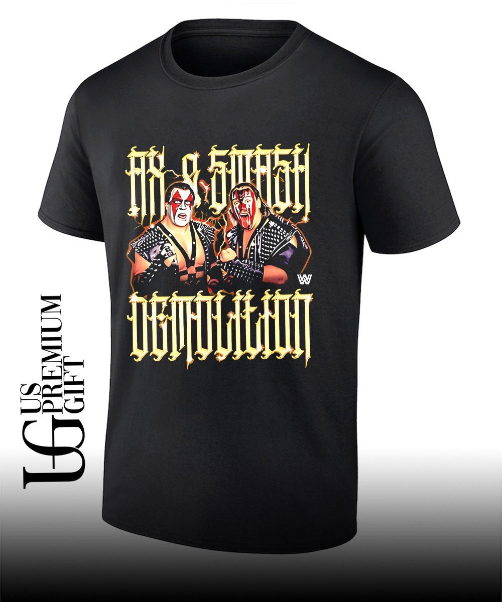 Demolition Ax and Smash graphic shirt