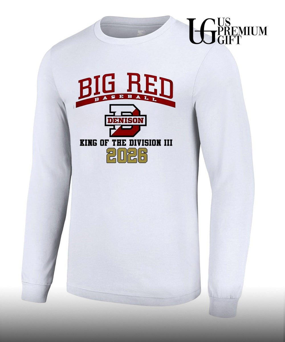 Denison Big Red 2026 King Of The Division III Baseball National Champions shirt