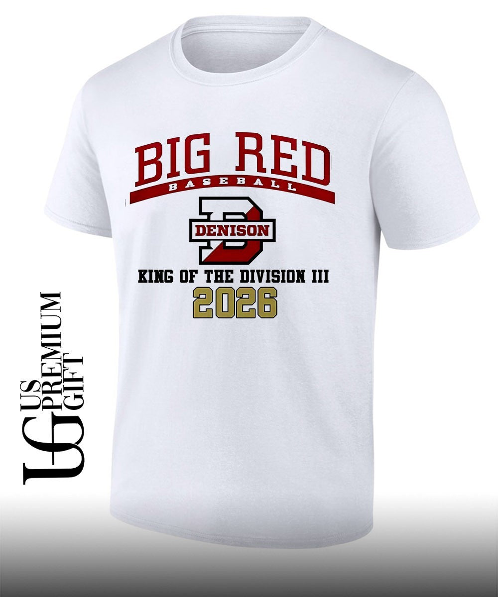 Denison Big Red 2026 King Of The Division III Baseball National Champions shirt