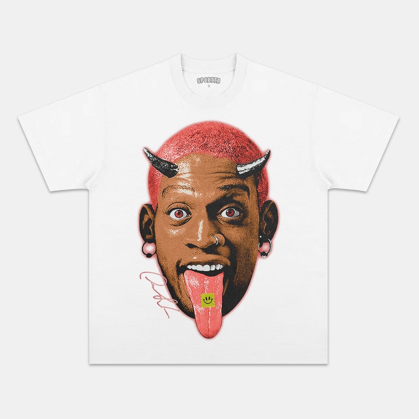 DENNIS RODMAN BIG FACE TEE Style002