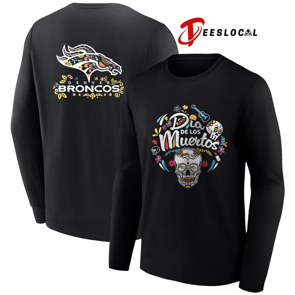 Denver Broncos Día de los Muertos shirt
