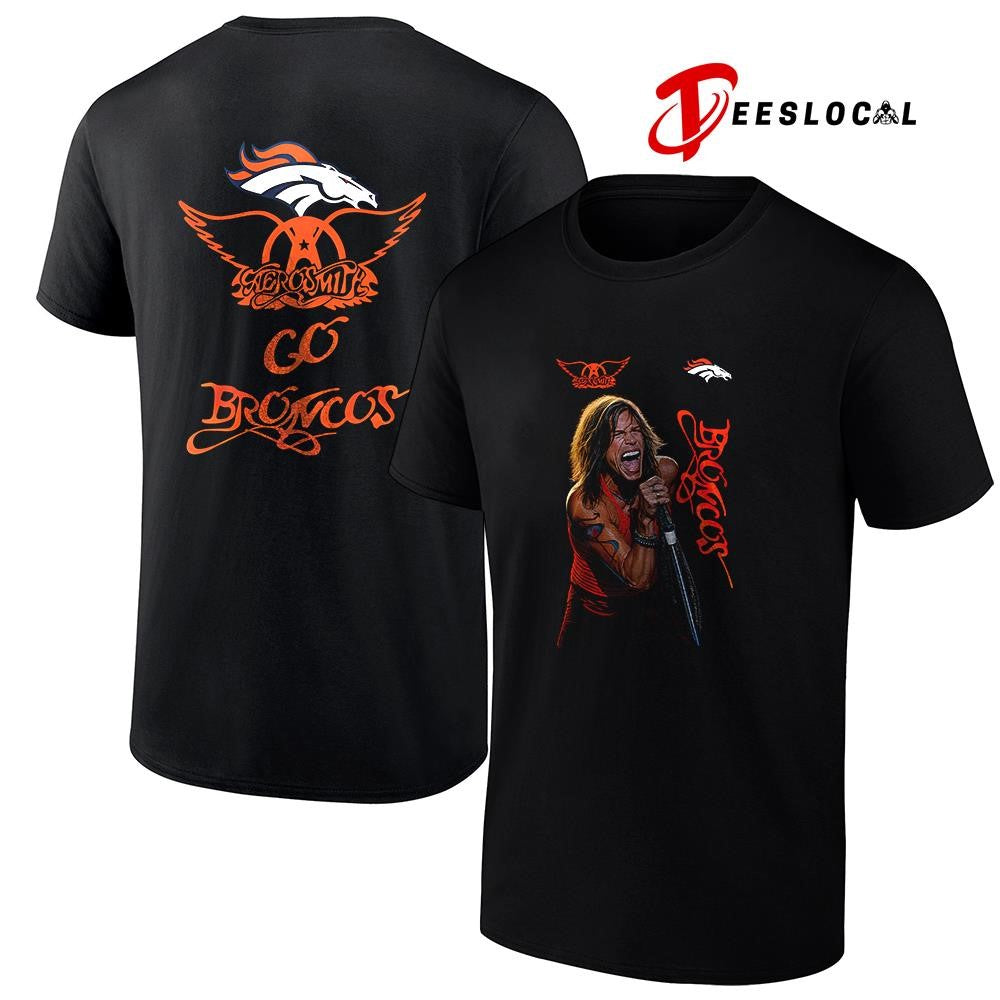 Denver Broncos x Aerosmith graphic shirt