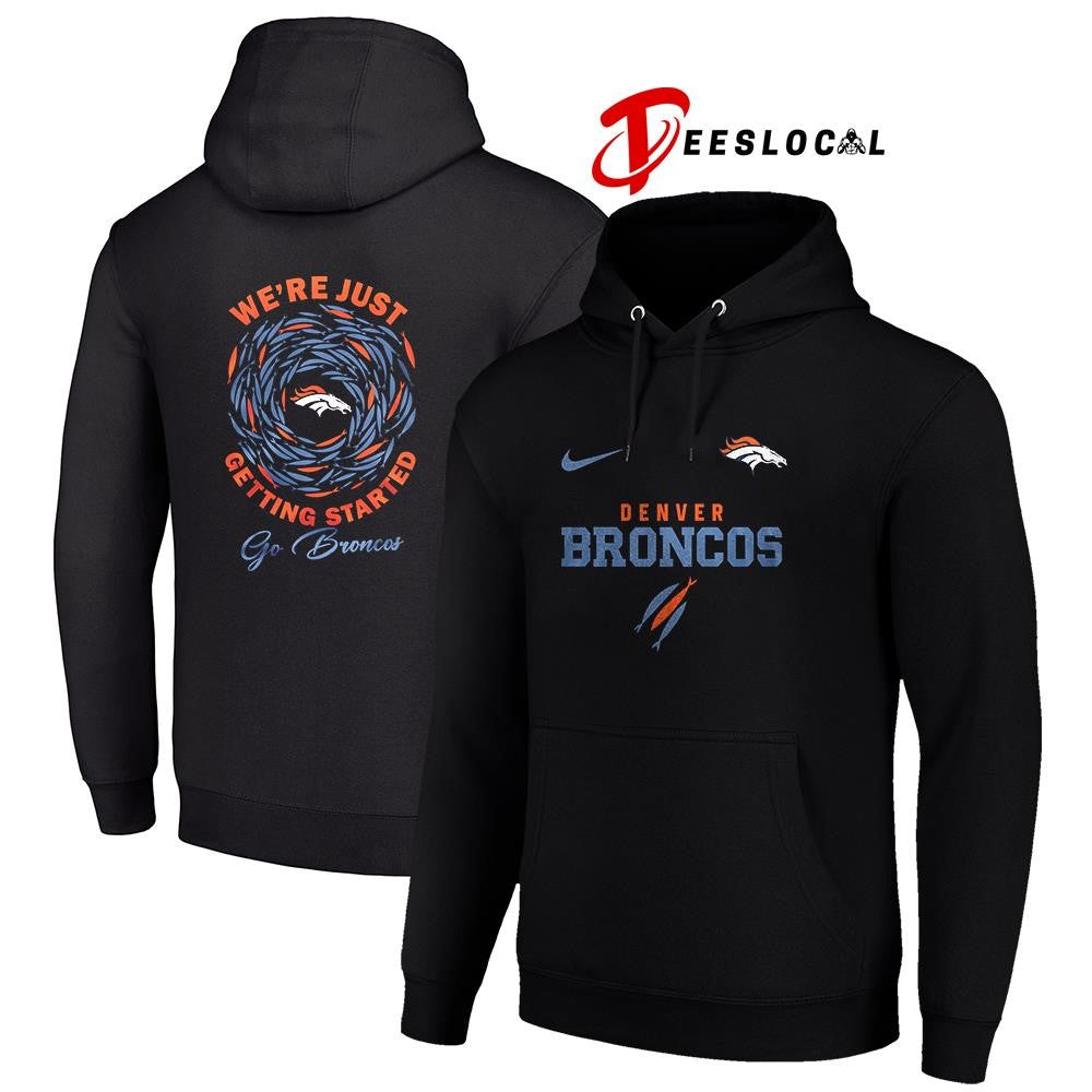 Denver Broncos x The Chosen we’re just getting started logo shirt