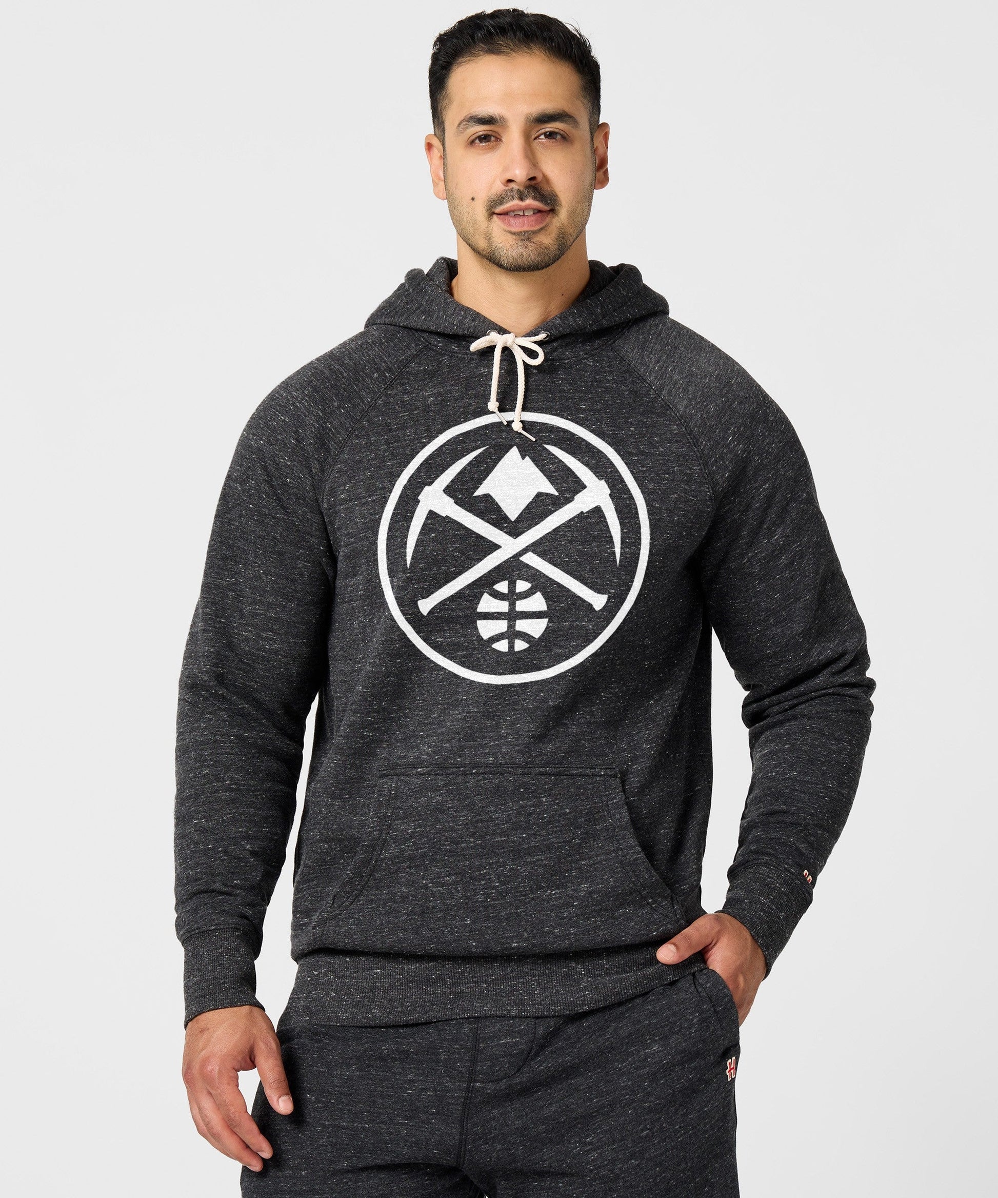 Denver Nuggets Blacktop Logo Hoodie